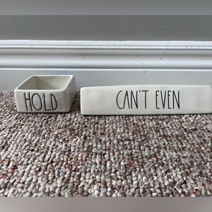 Rae Dunn Mini Holder And Desk Plaque
